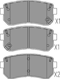 Kavo Parts KBP-3054 - Kit de plaquettes de frein, frein à disque cwaw.fr