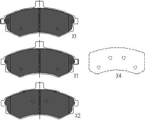 Kavo Parts KBP-3006 - Kit de plaquettes de frein, frein à disque cwaw.fr