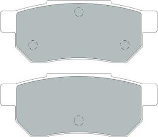 Kavo Parts KBP-2051 - Kit de plaquettes de frein, frein à disque cwaw.fr