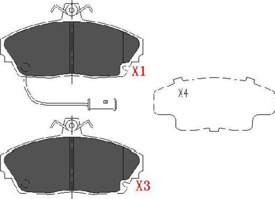 Kavo Parts KBP-2019 - Kit de plaquettes de frein, frein à disque cwaw.fr