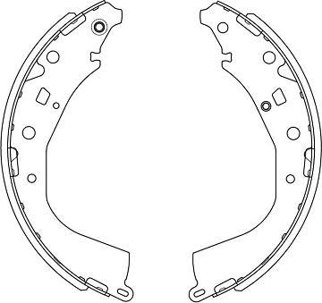 Kavo Parts KBS-9947 - Jeu de mâchoires de frein cwaw.fr