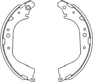 Kavo Parts KBS-9901 - Jeu de mâchoires de frein cwaw.fr