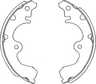 Kavo Parts KBS-9902 - Jeu de mâchoires de frein cwaw.fr