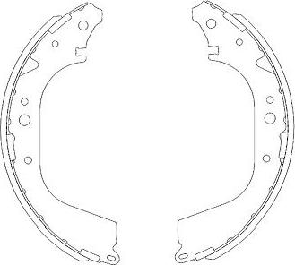 Kavo Parts KBS-9907 - Jeu de mâchoires de frein cwaw.fr