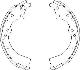 Kavo Parts KBS-9919 - Jeu de mâchoires de frein cwaw.fr