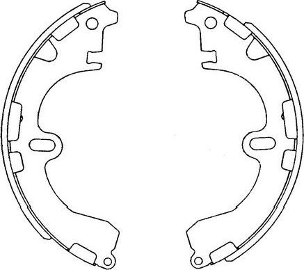 Kavo Parts KBS-9912 - Jeu de mâchoires de frein cwaw.fr