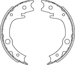 Kavo Parts KBS-9925 - Jeu de mâchoires de frein cwaw.fr