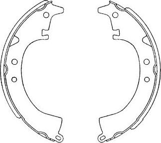 Kavo Parts KBS-9921 - Jeu de mâchoires de frein cwaw.fr