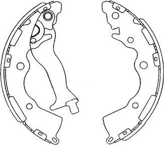 Kavo Parts KBS-4405 - Jeu de mâchoires de frein cwaw.fr