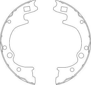 Kavo Parts KBS-4401 - Jeu de mâchoires de frein cwaw.fr