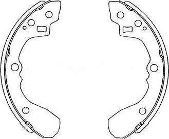 Kavo Parts KBS-4407 - Jeu de mâchoires de frein cwaw.fr