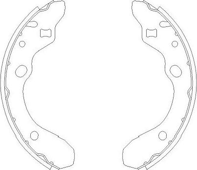 Kavo Parts KBS-5405 - Jeu de mâchoires de frein cwaw.fr