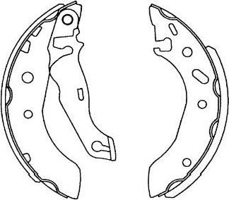 Kavo Parts KBS-5407 - Jeu de mâchoires de frein cwaw.fr