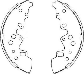 Kavo Parts KBS-5414 - Jeu de mâchoires de frein cwaw.fr