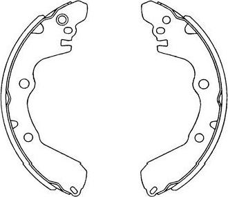 Kavo Parts KBS-6405 - Jeu de mâchoires de frein cwaw.fr