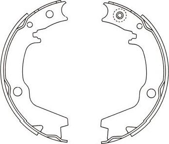 Kavo Parts KBS-6401 - Jeu de mâchoires de frein cwaw.fr