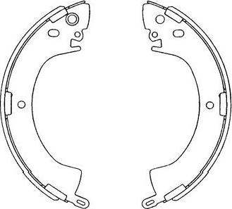 Kavo Parts KBS-6408 - Jeu de mâchoires de frein cwaw.fr