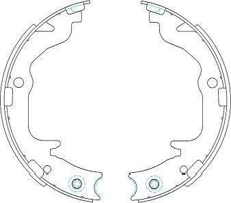 Kavo Parts KBS-6403 - Jeu de mâchoires de frein cwaw.fr