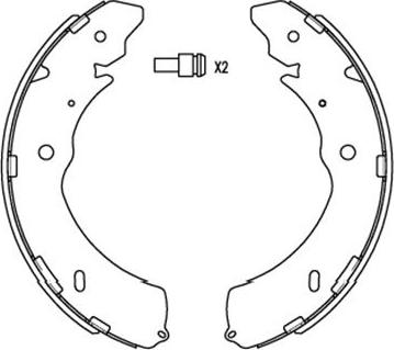 Kavo Parts KBS-6407 - Jeu de mâchoires de frein cwaw.fr