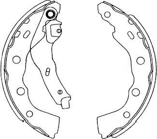 Kavo Parts KBS-6415 - Jeu de mâchoires de frein cwaw.fr