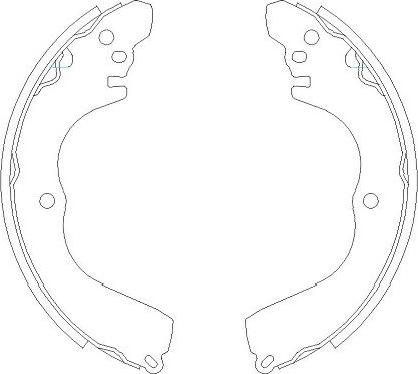 Kavo Parts KBS-6412 - Jeu de mâchoires de frein cwaw.fr