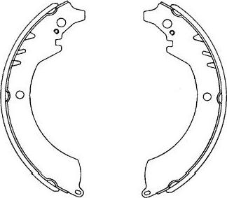 Kavo Parts KBS-1904 - Jeu de mâchoires de frein cwaw.fr