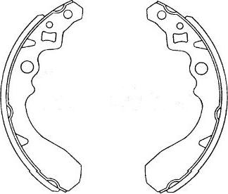 Kavo Parts KBS-1905 - Jeu de mâchoires de frein cwaw.fr