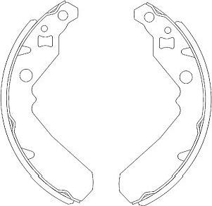 Kavo Parts KBS-1902 - Jeu de mâchoires de frein cwaw.fr