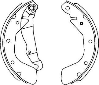 Kavo Parts KBS-1408 - Jeu de mâchoires de frein cwaw.fr