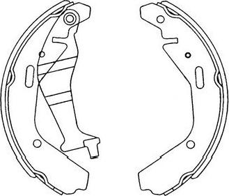 Kavo Parts KBS-8904 - Jeu de mâchoires de frein cwaw.fr