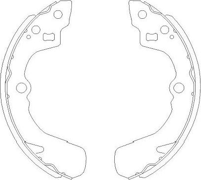 Kavo Parts KBS-8905 - Jeu de mâchoires de frein cwaw.fr