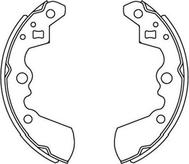 Kavo Parts KBS-8906 - Jeu de mâchoires de frein cwaw.fr