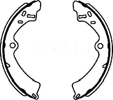 Kavo Parts KBS-8911 - Jeu de mâchoires de frein cwaw.fr