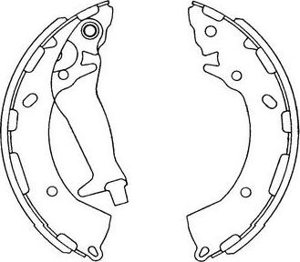 Kavo Parts KBS-3409 - Jeu de mâchoires de frein cwaw.fr