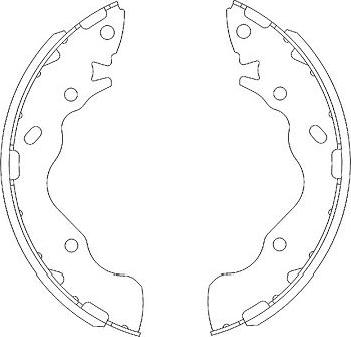 Kavo Parts KBS-3402 - Jeu de mâchoires de frein cwaw.fr