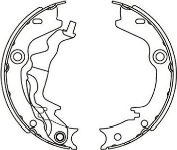 Kavo Parts KBS-3416 - Jeu de mâchoires de frein cwaw.fr