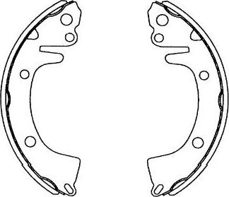 Kavo Parts KBS-3410 - Jeu de mâchoires de frein cwaw.fr