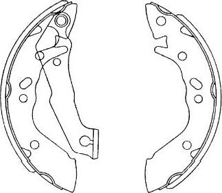 Kavo Parts KBS-3411 - Jeu de mâchoires de frein cwaw.fr