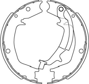 Kavo Parts KBS-3413 - Jeu de mâchoires de frein cwaw.fr