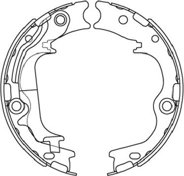 Kavo Parts KBS-3420 - Jeu de mâchoires de frein cwaw.fr