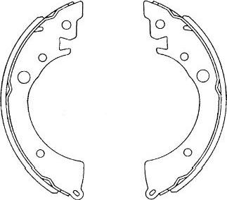 Kavo Parts KBS-2905 - Jeu de mâchoires de frein cwaw.fr