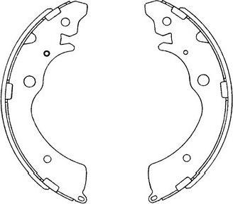 Kavo Parts KBS-2901 - Jeu de mâchoires de frein cwaw.fr