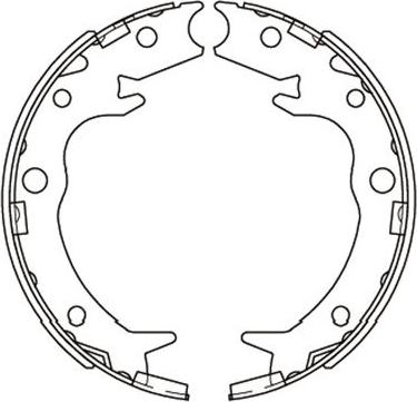 Kavo Parts KBS-2908 - Jeu de mâchoires de frein cwaw.fr