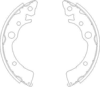 Kavo Parts KBS-2902 - Jeu de mâchoires de frein cwaw.fr