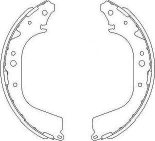 Kavo Parts KBS-7409 - Jeu de mâchoires de frein cwaw.fr