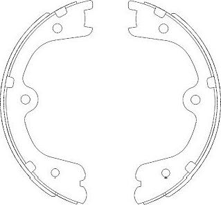 Kavo Parts KBS-7404 - Jeu de mâchoires de frein cwaw.fr