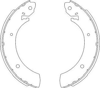 Kavo Parts KBS-7405 - Jeu de mâchoires de frein cwaw.fr