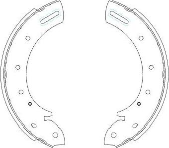 Kavo Parts KBS-7406 - Jeu de mâchoires de frein cwaw.fr