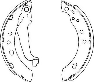 Kavo Parts KBS-7401 - Jeu de mâchoires de frein cwaw.fr