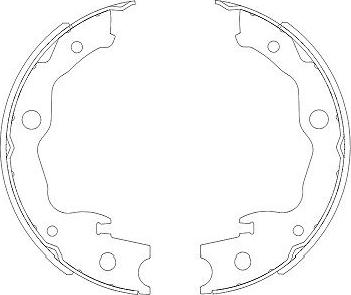 Kavo Parts KBS-7403 - Jeu de mâchoires de frein cwaw.fr